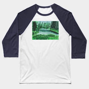 Lake in the Forest Baseball T-Shirt